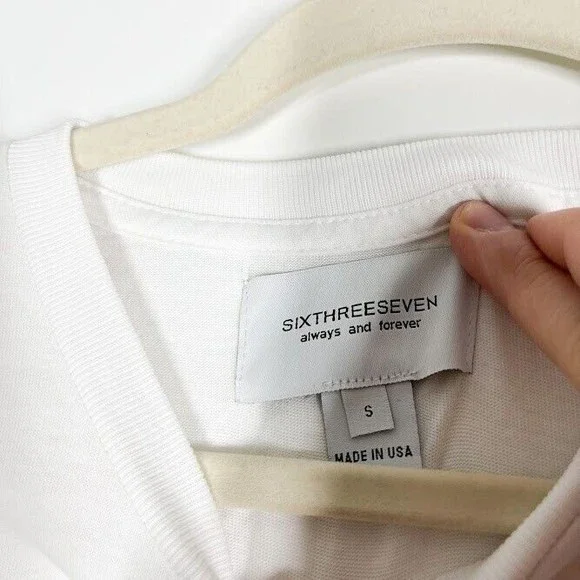 SIXTHREESEVEN Saint Tropez Cote D Azur France Vintage Graphic Tee Womens Small - Picture 4 of 10